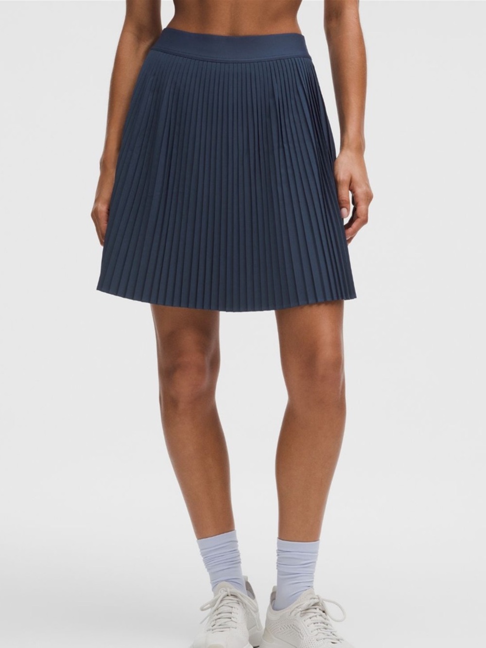 Lululemon Pleated HR Knee-Length Tennis Skirt, Club Blue, Size Small